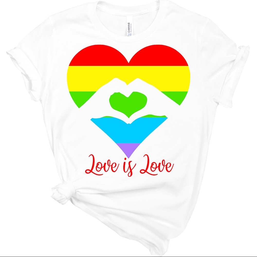 Love Gay Pride  Unisex Shirt / Love is Love / Gay